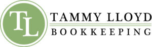 Tammy Lloyd Bookkeeping green and black horizontal logo